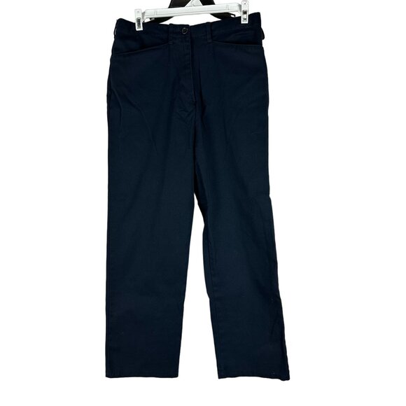 Cintas Women's Susan Fit Blue Uniform Workwear Pants Size 0 - Picture 1 of 6